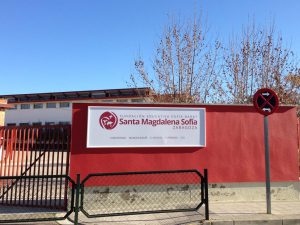 Rótulo sin luz Colegio Magdalena Sofia